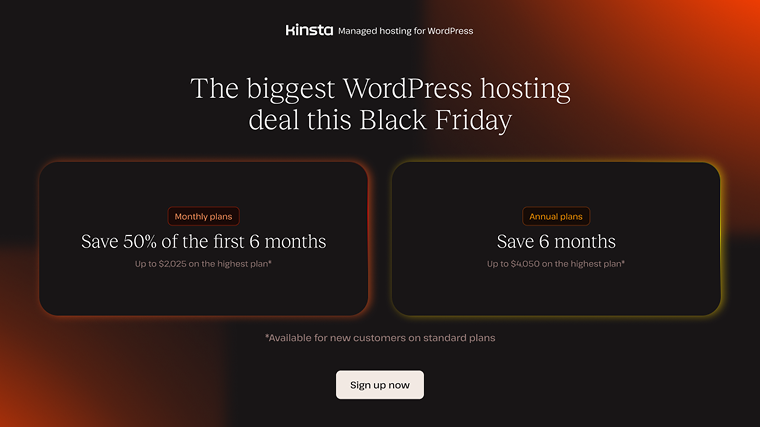 kinsta black friday deal 2025