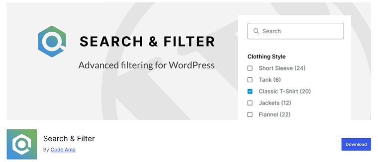 search and filter woo plugin
