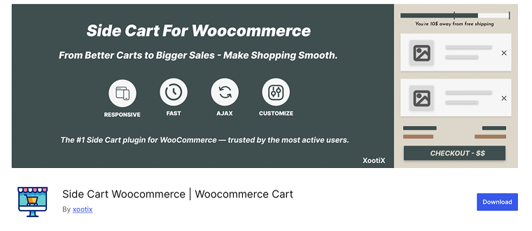 side cart woocommerce upsell plugin