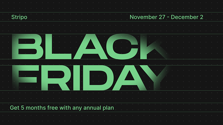 stripo black friday deal 2025