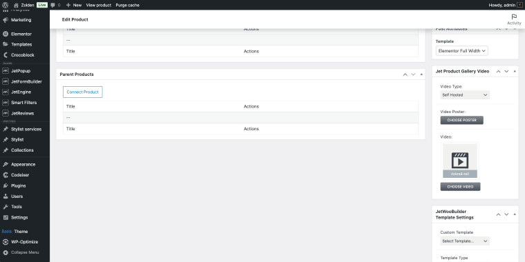jet product gallery video