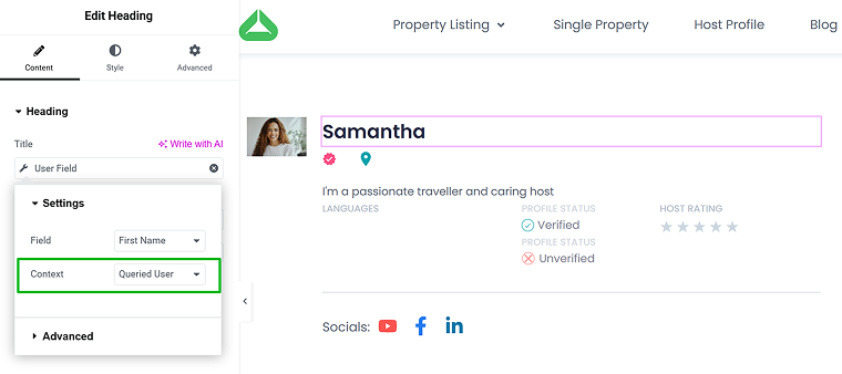  queried user