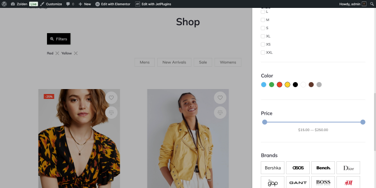 visual filter