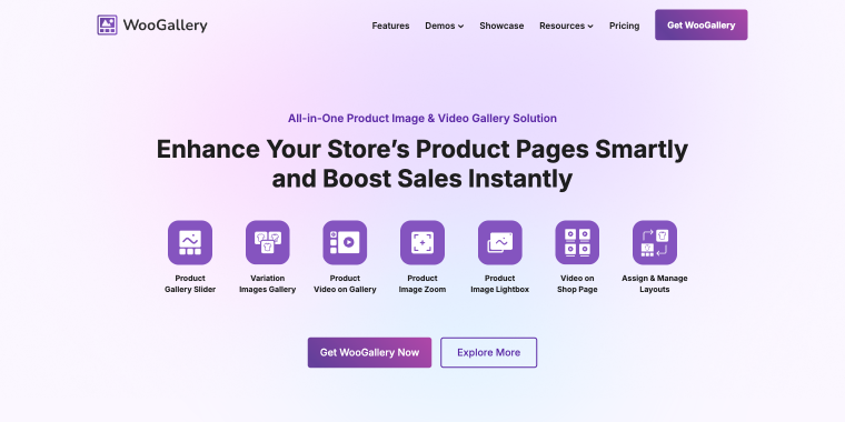 WooGallery plugin homepage