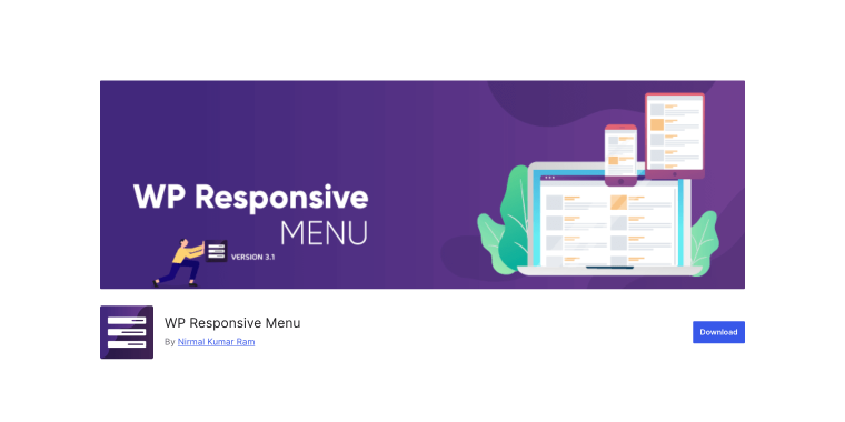 WP Responsive Menu plugin homepage