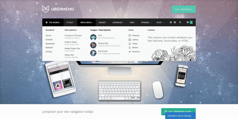 UberMenu plugin homepage