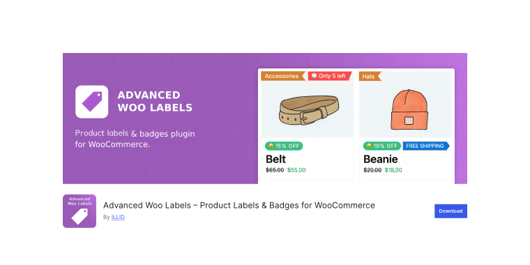 Advanced Woo Labels plugin homepage