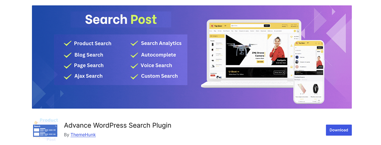 th advance product search plugin