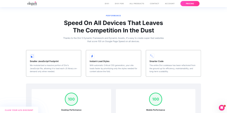 Divi 5 landing page