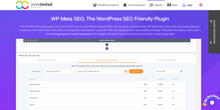 WP Meta SEO plugin homepage