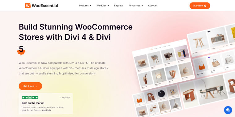 WooEssential plugin homepage