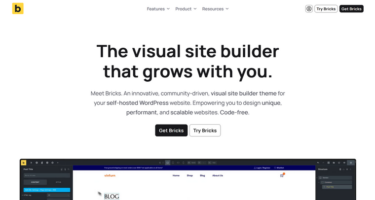 Bricks loop builder