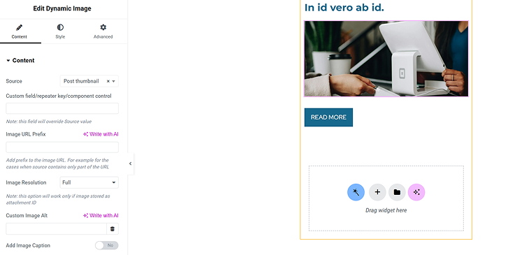 article listing template JetEngine