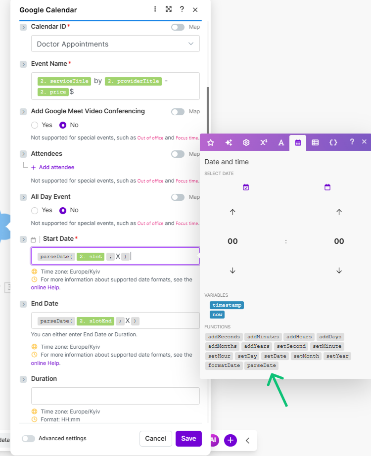 date-and-time-parsing-for-the-date-fields-in-the-google-calendar-module-settings