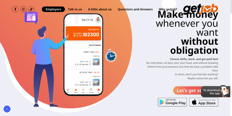 GetJob hero area