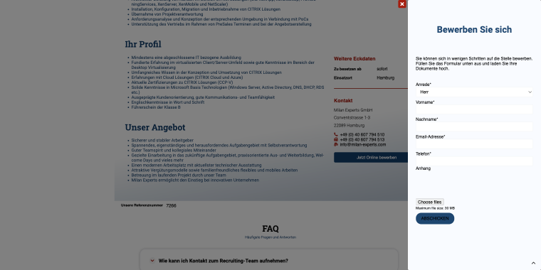 application form