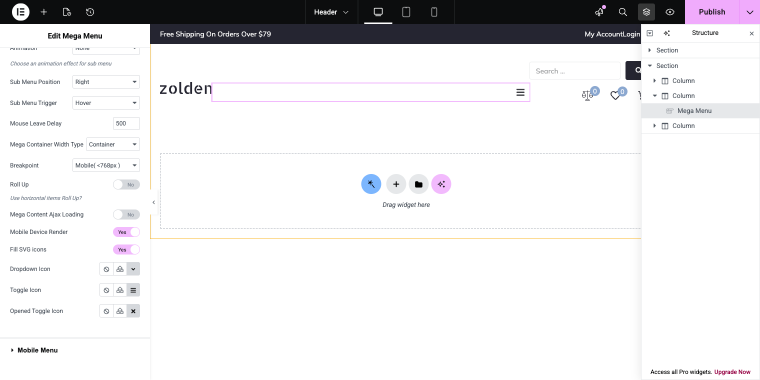 Mobile Device Render option
