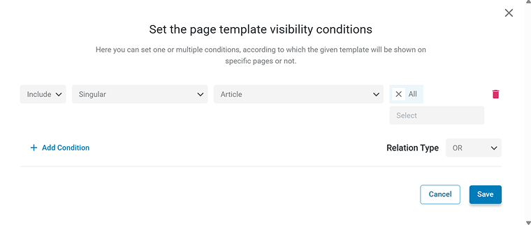 article template