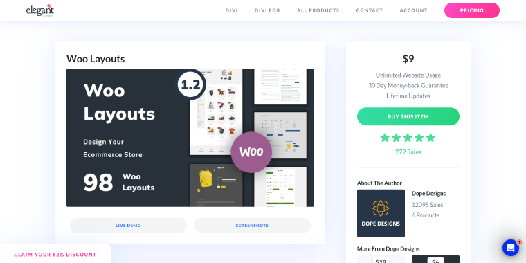 Woo Layouts plugin homepage