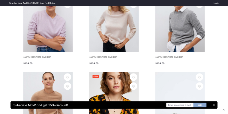 email opt-in final result