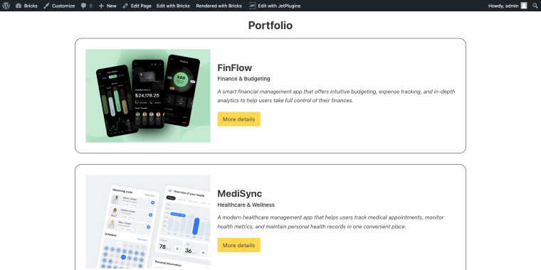 front-end preview