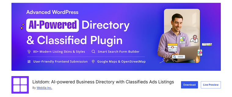 Listdom directory WordPress