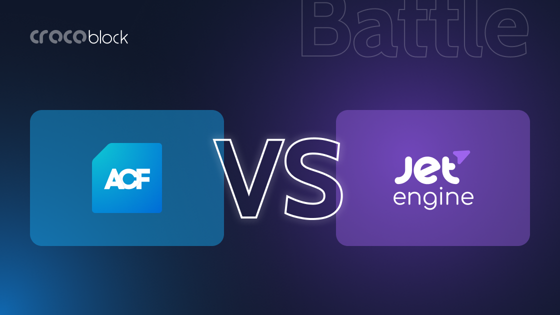 ACF vs JetEngine: Best Advanced Custom Fields Plugin for WordPress