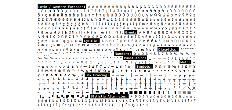 input font