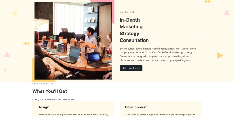 service page