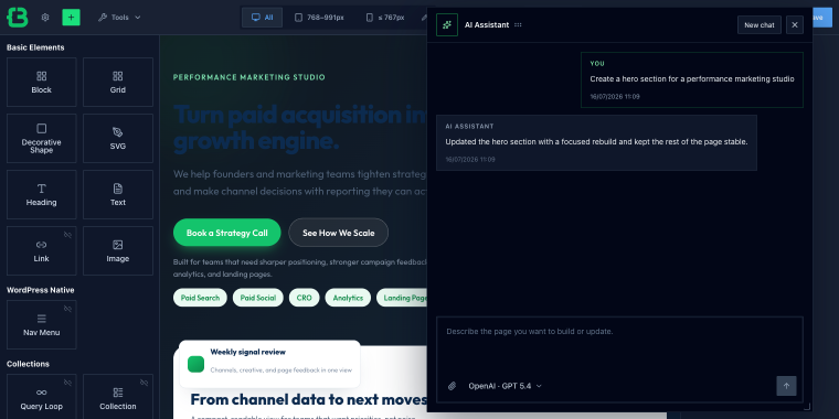 AI assistant chat