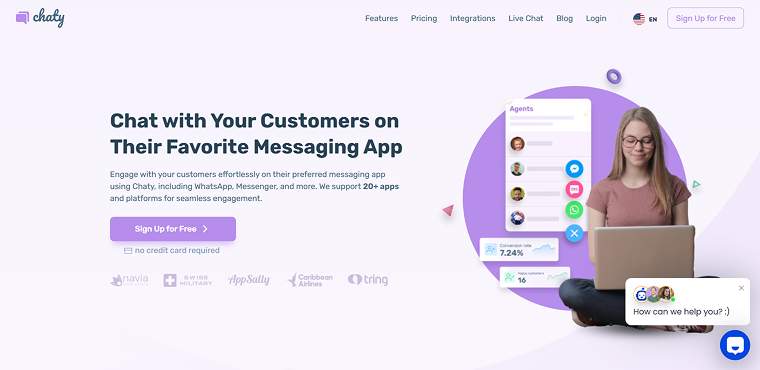 chaty front page