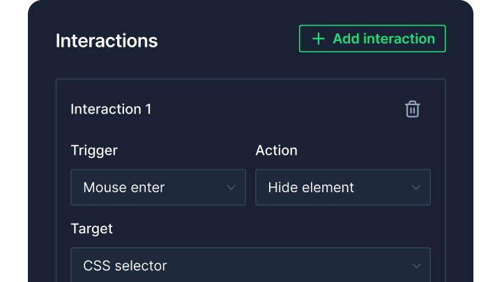 conditional logic for website pages