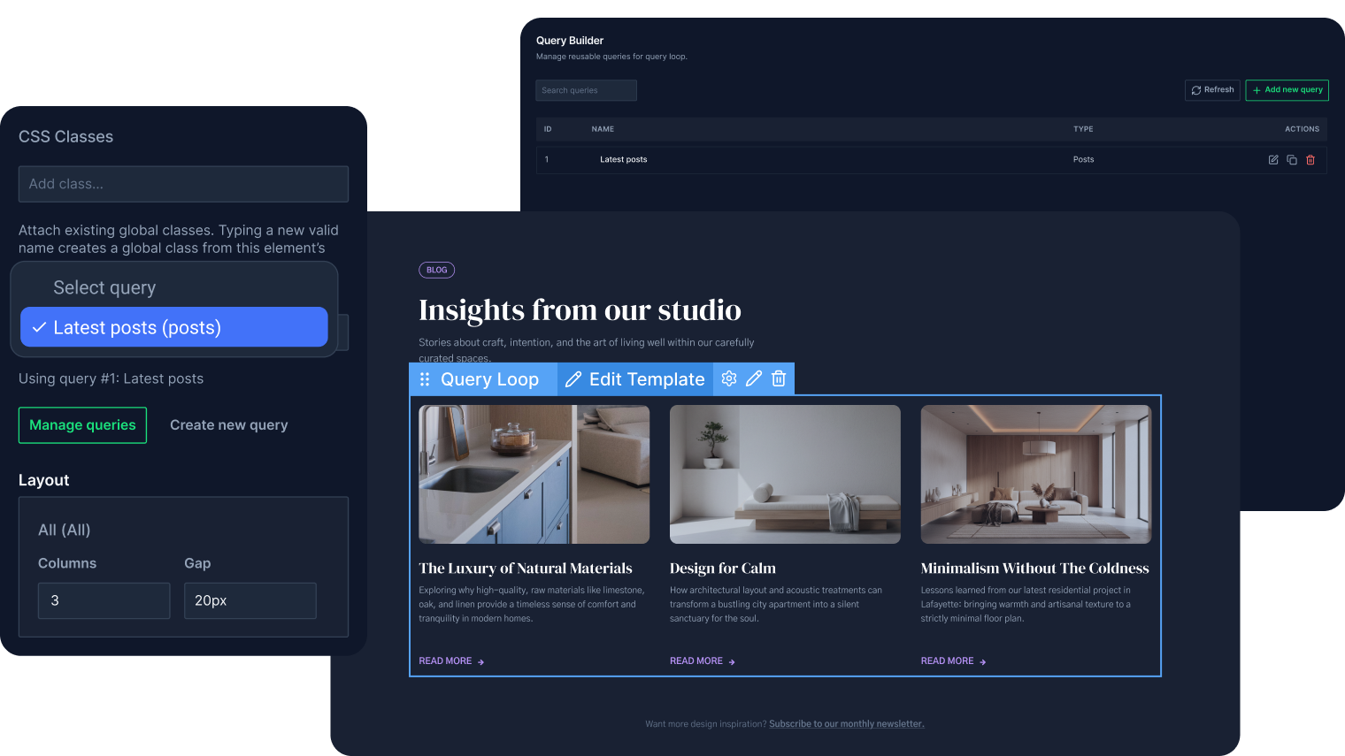 CrocoBuilder WordPress Query Builder UI